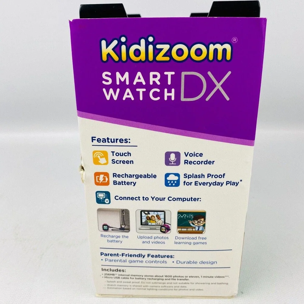 Vtech Kidizoom Kids Smartwatch DX Pink Touch Screen Rechargeable Model 80-171650
